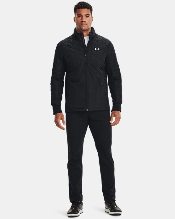 Men's ColdGear® Infrared Tapered Pants, Black, pdpMainDesktop image number 2